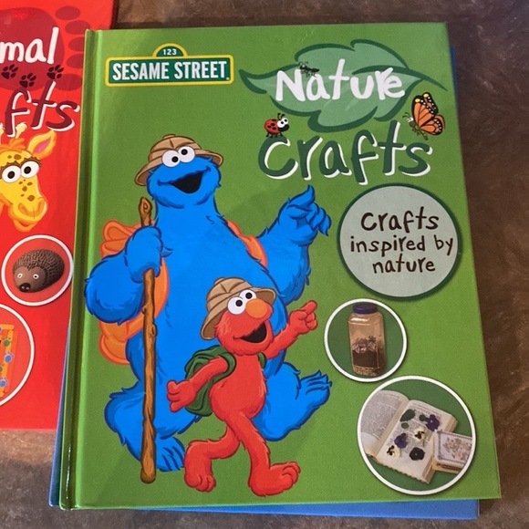 Sesame Street kids craft books set, including 3 books - Picture 2 of 10